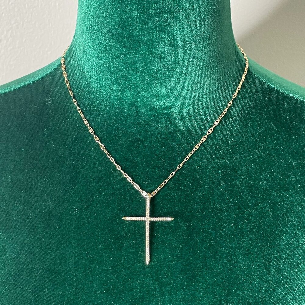 Natalie B Jewelry | Kianna Cross Necklace